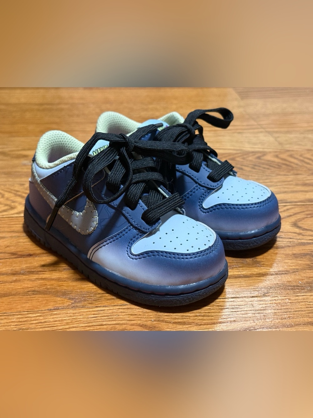 Nike Unisex Toddler (8C) “Halloween- I Am Fearless” Dunk Low Sneakers